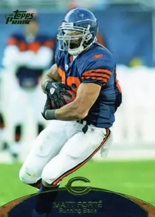 2011 Topps Prime - Aqua #58 - Matt Forte - Chicago Bears
