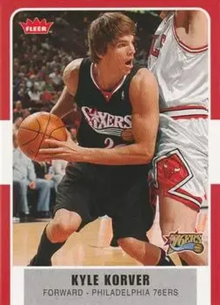 2007-08 Fleer #63 - Kyle Korver - Philadelphia 76ers 2007-08 Fleer #63 - Kyle Korver - Philadelphia 76ers