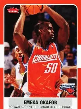 2007-08 Fleer #70 - Emeka Okafor - Charlotte Bobcats