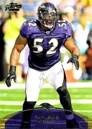 2011 Topps Prime - Aqua #104 - Ray Lewis - Baltimore Ravens
