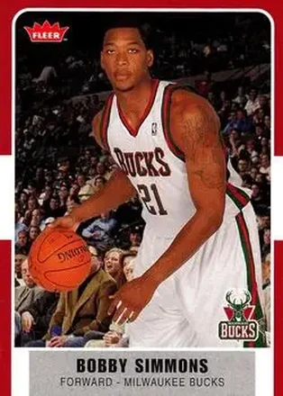 2007-08 Fleer #89 - Bobby Simmons - Milwaukee Bucks