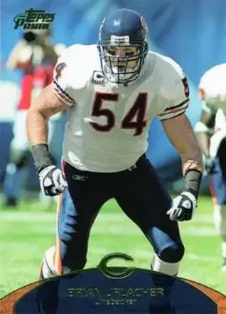 2011 Topps Prime - Aqua #132 - Brian Urlacher - Chicago Bears
