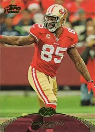 2011 Topps Prime - Aqua #144 - Vernon Davis - San Francisco 49ers