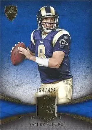2011 Topps Supreme #5 - Sam Bradford - St. Louis Rams