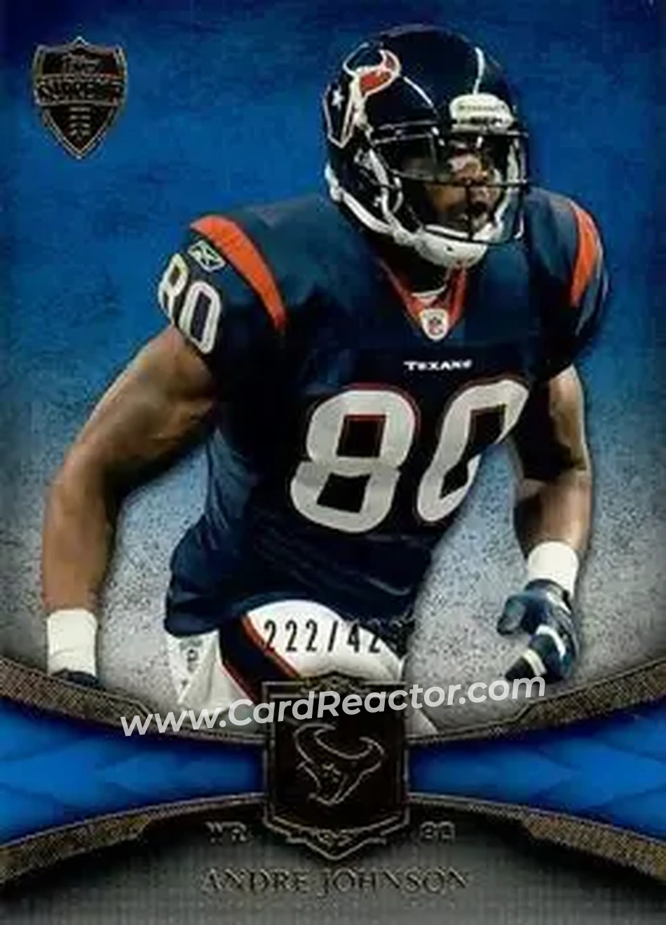 2011 Topps Supreme #37 - Andre Johnson - Houston Texans - Front