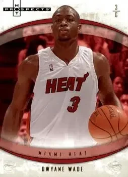 2007-08 Fleer Hot Prospects #4 Dwyane Wade