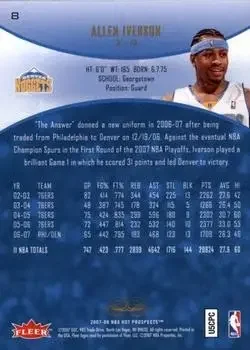 Back of Allen Iverson