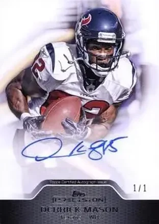 2011 Topps Precision - Autographs Precision #PCVA-DM - Derrick Mason - Houston Texans