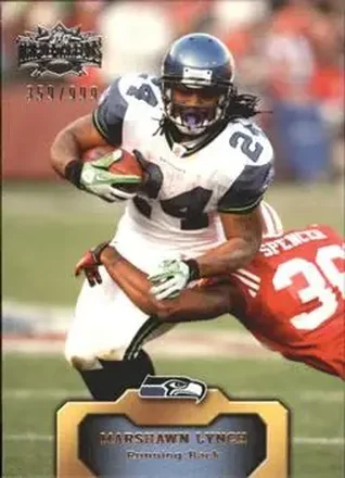 2011 Topps Triple Threads #7 - Marshawn Lynch - Seattle Seahawks