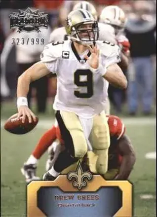 2011 Topps Triple Threads #10 - Drew Brees - New Orleans Saints