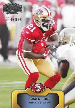 2011 Topps Triple Threads #11 - Frank Gore - San Francisco 49ers