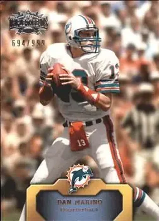 2011 Topps Triple Threads #45 - Dan Marino - Miami Dolphins