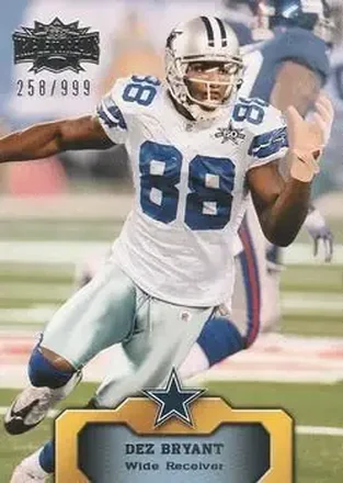 2011 Topps Triple Threads #51 - Dez Bryant - Dallas Cowboys