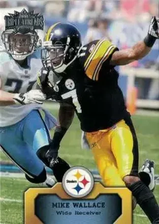 2011 Topps Triple Threads #82 - Mike Wallace - Pittsburgh Steelers