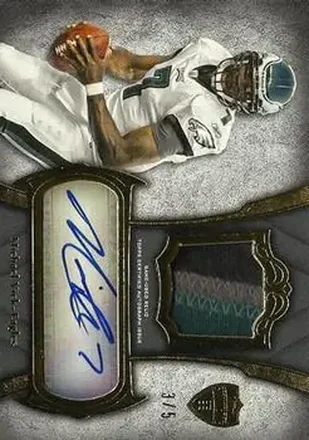 2011 Topps Supreme - Autographed Relics Platinum Patch #SAR-MV - Michael Vick - Philadelphia Eagles