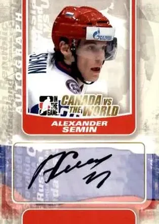 2011-12 In The Game Canada vs. The World #A-AS - Alexander Semin - Russia