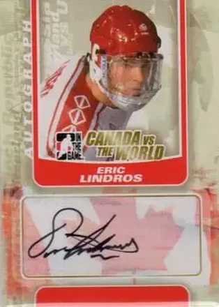 2011-12 In The Game Canada vs. The World #A-EL - Eric Lindros - Canada