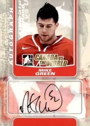 2011-12 In The Game Canada vs. The World #A-MGR - Mike Green - Canada