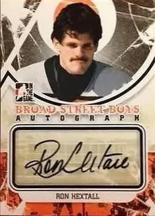 2011-12 In The Game Broad Street Boys - Autographs Black #A-RH - Ron Hextall - Philadelphia Flyers