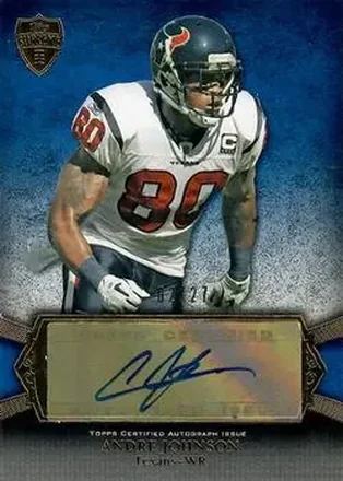 2011 Topps Supreme - Autographs #SA-AJ - Andre Johnson - Houston Texans
