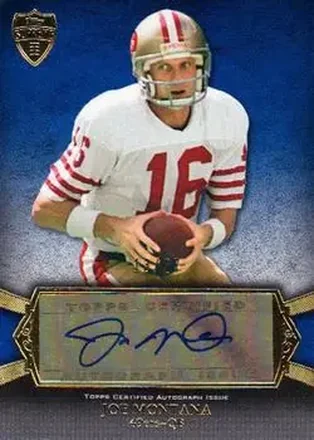 2011 Topps Supreme - Autographs #SA-JM - Joe Montana - San Francisco 49ers