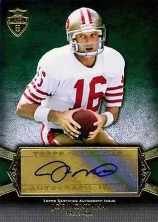 2011 Topps Supreme - Autographs Green #SA-JM - Joe Montana - San Francisco 49ers