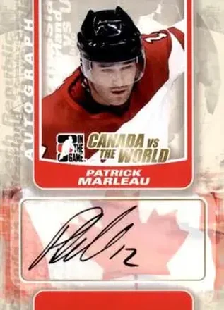 2011-12 In The Game Canada vs. The World #A-PM - Patrick Marleau - Canada