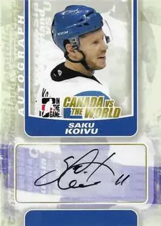 2011-12 In The Game Canada vs. The World #A-SK - Saku Koivu - Finland