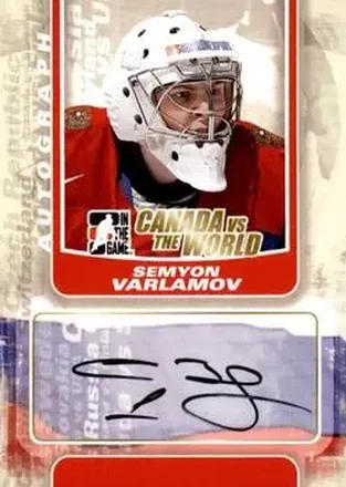 2011-12 In The Game Canada vs. The World #A-SV - Semyon Varlamov - Russia