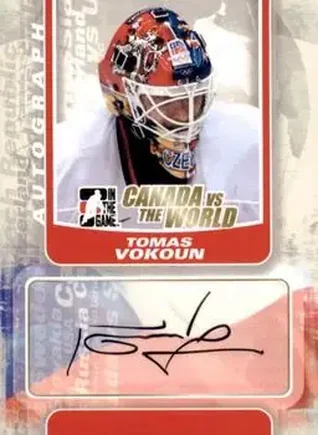 2011-12 In The Game Canada vs. The World #A-TV - Tomas Vokoun - Czech Republic