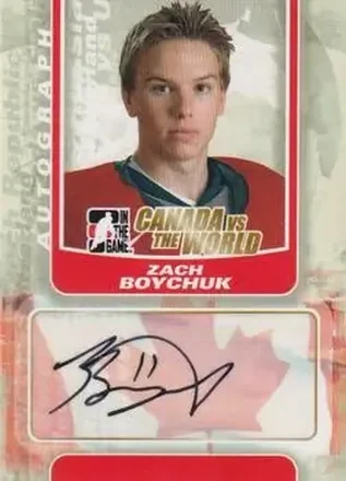 2011-12 In The Game Canada vs. The World #A-ZB - Zach Boychuk - Canada