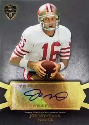 2011 Topps Supreme - Autographs Platinum #SA-JM - Joe Montana - San Francisco 49ers