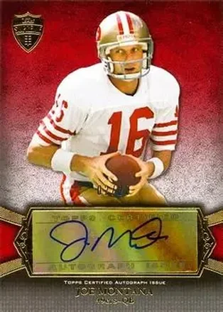 2011 Topps Supreme - Autographs Red #SA-JM - Joe Montana - San Francisco 49ers