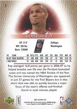 Back of Brandon Roy