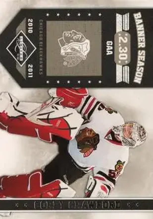 2011-12 Panini Limited - Banner Season #7 - Corey Crawford - Chicago Blackhawks