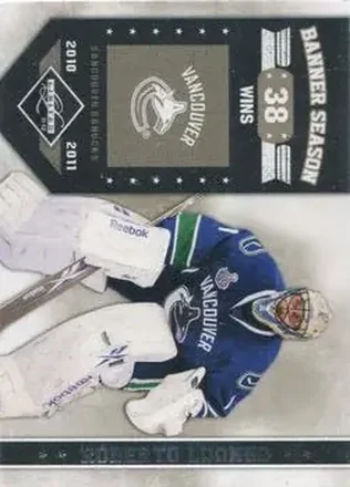 2011-12 Panini Limited - Banner Season #10 - Roberto Luongo - Vancouver Canucks