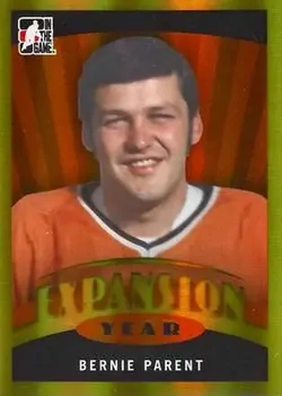 2011-12 In The Game Broad Street Boys - Gold #2 - Bernie Parent - Philadelphia Flyers