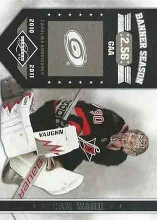 2011-12 Panini Limited - Banner Season #23 - Cam Ward - Carolina Hurricanes