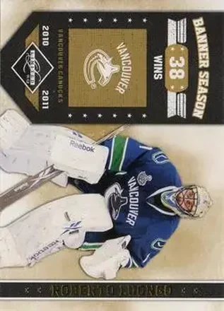 2011-12 Panini Limited - Banner Season Gold Spotlight #10 - Roberto Luongo - Vancouver Canucks