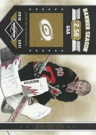 2011-12 Panini Limited - Banner Season Gold Spotlight #23 - Cam Ward - Carolina Hurricanes