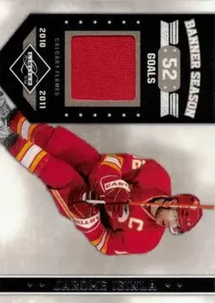 2011-12 Panini Limited - Banner Season Materials #21 - Jarome Iginla - Calgary Flames