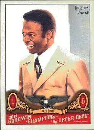 2011 Upper Deck Goodwin Champions #19 - Lou Brock