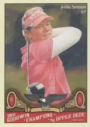 2011 Upper Deck Goodwin Champions #31 - Annika Sorenstam