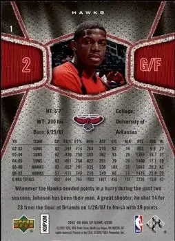 Back of Joe Johnson