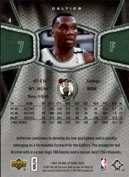 Back of Al Jefferson
