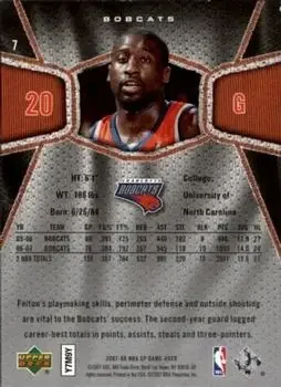 Back of Raymond Felton
