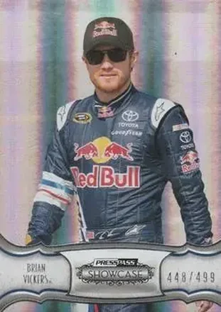 2011 Press Pass Showcase #18 - Brian Vickers - Red Bull Racing Team