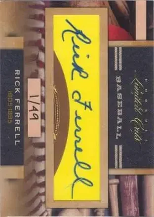 2011 Donruss Limited Cuts #271 - Rick Ferrell