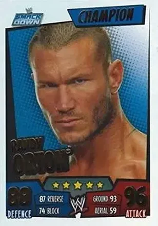 2011 Topps Slam Attax WWE Rumble #9 - Randy Orton