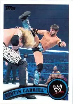 2011 Topps WWE #8 - Justin Gabriel